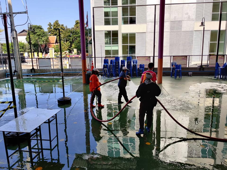 การทำความสะอาด (Big Cleaning) และเปิดทำการเรียนการสอนตามปกติอีกครั้ง ในวันจันทร์ที่ 14 ธันวาคม 2563