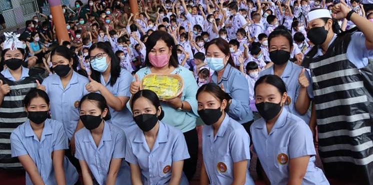 สาธิตพิชิตลูกน้ำยุงลาย ปี 2565